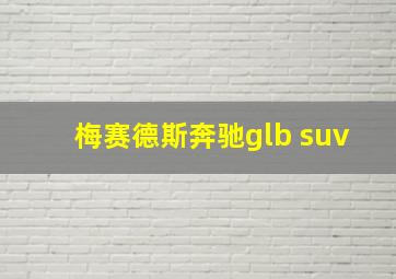 梅赛德斯奔驰glb suv